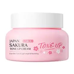 60g Cherry Blossom Moisturizer Brightening Tone Up Cream Sakura Serum And Collagen Face Cream Moisturizing Whitening face Cream