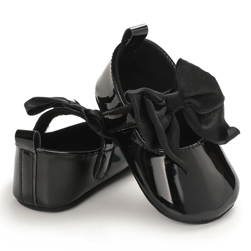 الربيع والخريف نمط 0-1 سنة الوليد طفلة فراشة القوس لينة وحيد المضادة للانزلاق طفل لطيف أحذية المشي