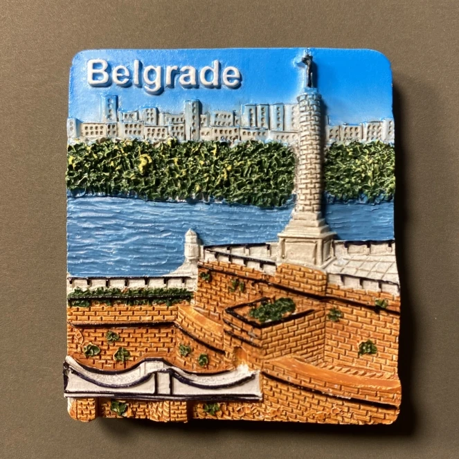 

Belgrade, Serbia Fridge Magnets Tourist Souvenir Refrigerator Stickers Commemorative Home Decoration