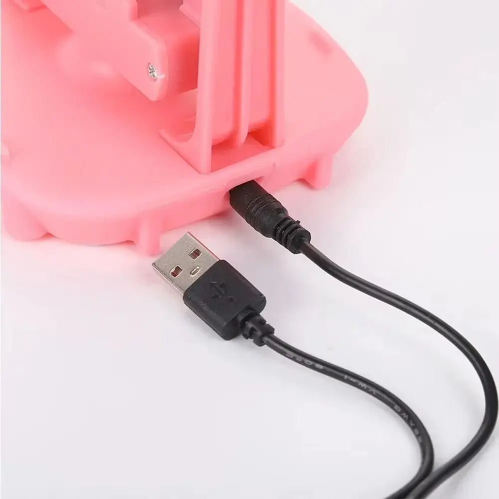 

Plastic Desk Walking Swing Bracket Bearing Type Automatic Device Desktop Phone Stand USB Cable Portable Phone Holder Pedometer