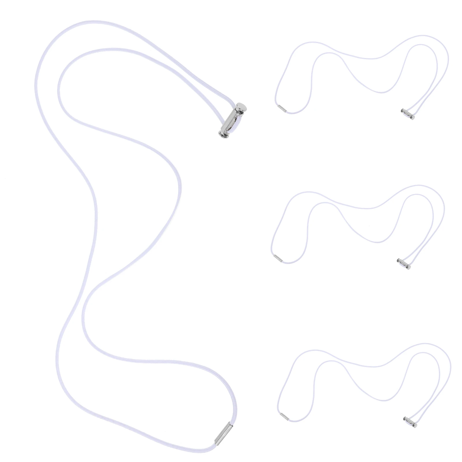 

4pcs Elastic Rope Trash Can Strap Adjustable Heavy Duty Garbage Bin Bands Multi Purpose Fixing Band For Kitchen Baby