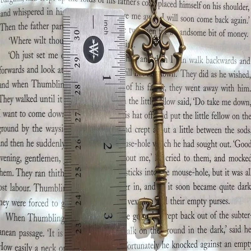 Antique Bronze Skeleton Key Necklace | Ornate Key Necklace | Skeleton Keys | Fancy Key Necklace |  | Key to My Heart Gift