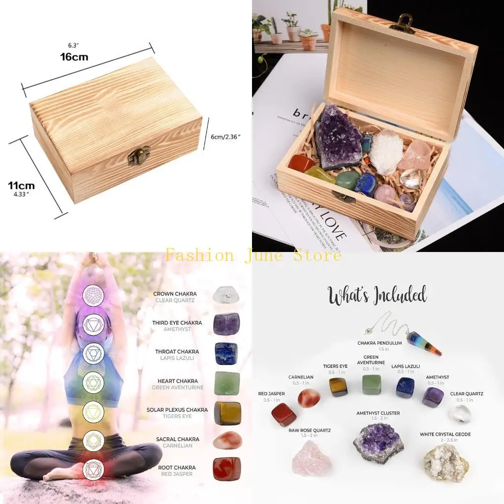 

N5KA 11pieces Minerals of the World Crystal Ore Samples Natural Stone Collectible for Raw Gemstones Gift for Teacher