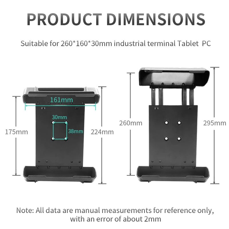 Triple Suction Cup Base with Ball Tablet Stand Spring Stand for 7-10 Inch Tablet with Protective Case