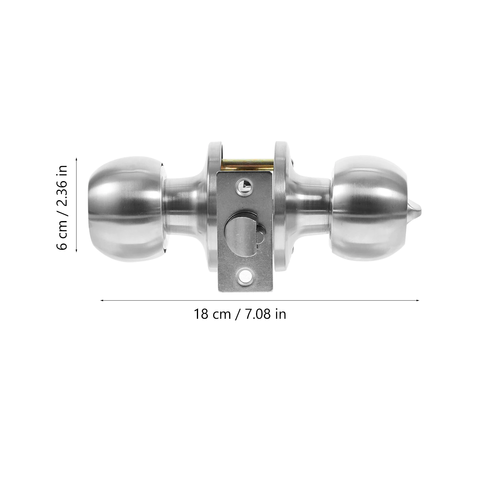 

Stainless Steel Bedroom Locks Key Door Knob With Lock For Bathrooms Interior Doors Easy Installation Anti Rust Durable Thumb