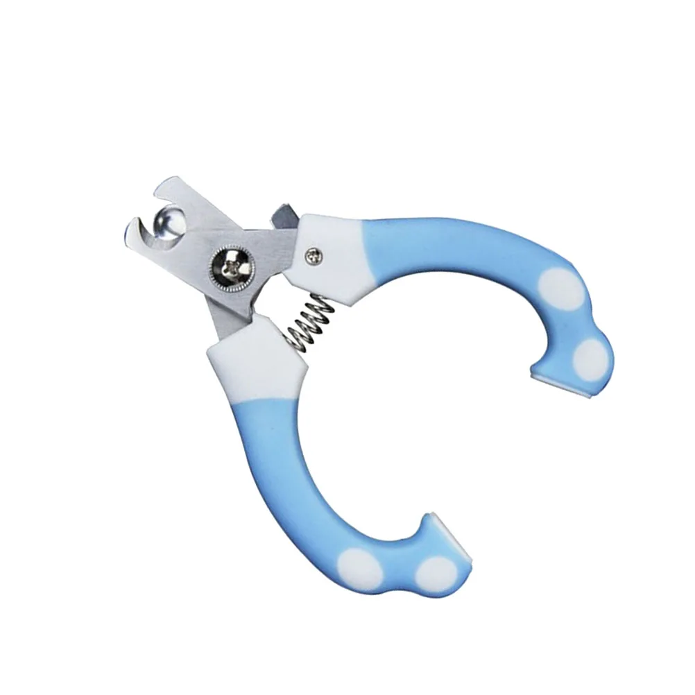 

Stainless Steel Pet Nail Clippers Dog Grooming Tool Large Size Blue Durable Sharp Edge Comfortable Grip No Burrs Scissors For