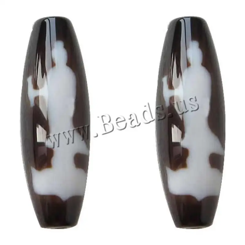 1pc Natural Tibetan Agate Onyx Dzi Beads Christmas Oval Kuanyin 45mm 50mm 55mm Tibetan Dzi Beads Jewelry Handmade Making DIY