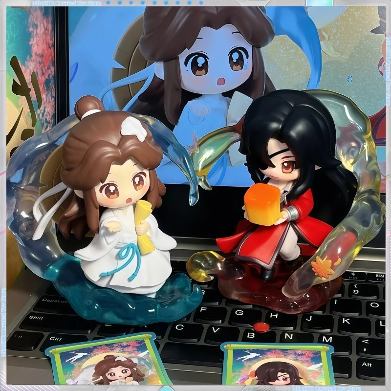 

В наличии Heaven Official’S Blessing Brilliant Colors Series Blind Box Аниме Фигурка Xielian Huacheng Tgcf Модель игрушки