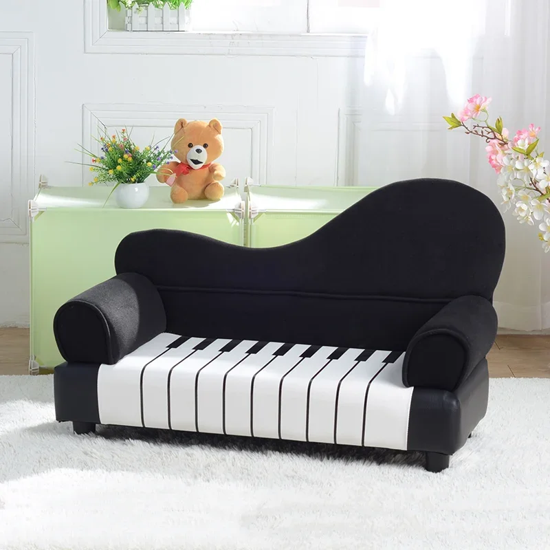 

Children's sofa, creative cartoon piano sofa, mini cute toddler baby combination sofa great value