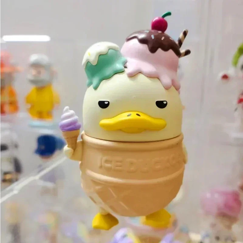 

Food DUCKOO ICE CREAM Figure Toy Ice-cream Cone Duck Kawaii Sweet Duckoo Famous Designer Toys Collection Gift