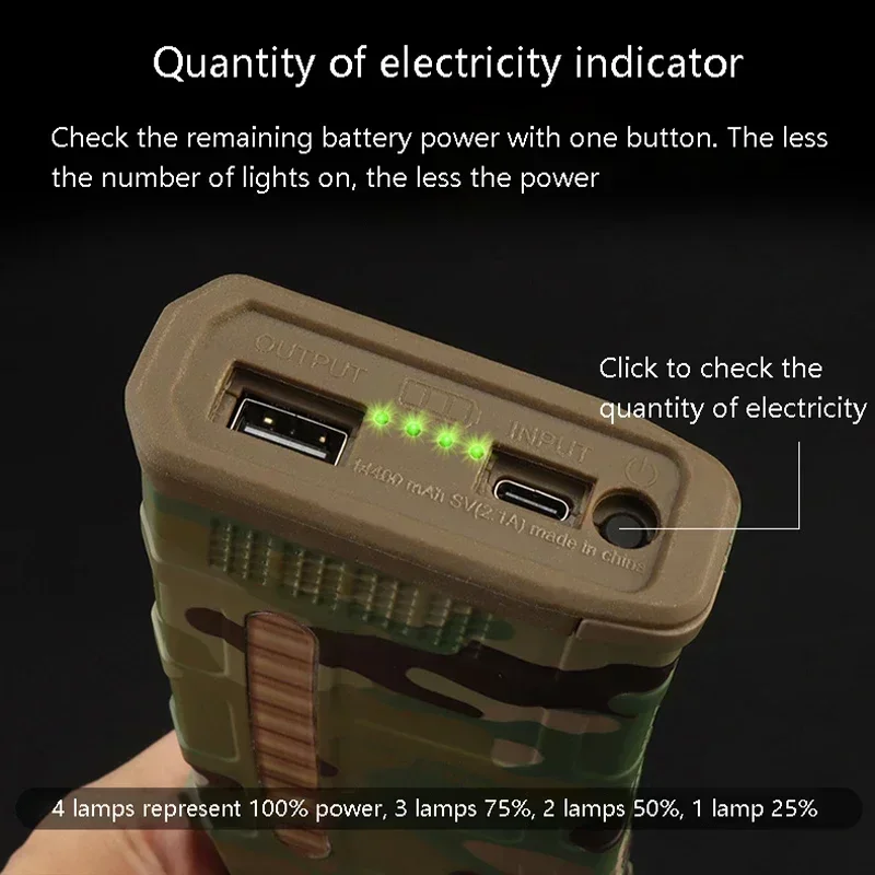 PMAC Mag Magazine Cargador batería externo USB C sin pilas - imagen 2