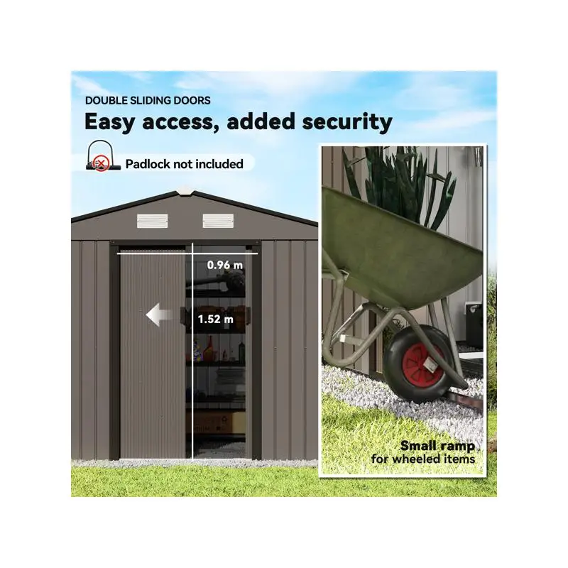 Outdoor Garden Storage Shed Tool House - Reliable Tool Storage for Garden Essentials and Equipment Organization