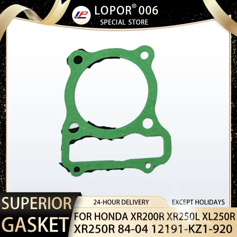 

Motorcycle Engine Cylinder Base Seal Gasket For Honda TRX250X 87-92 TRX300EX 93-09 TRX 250 X 300 EX 12191-HM3-670