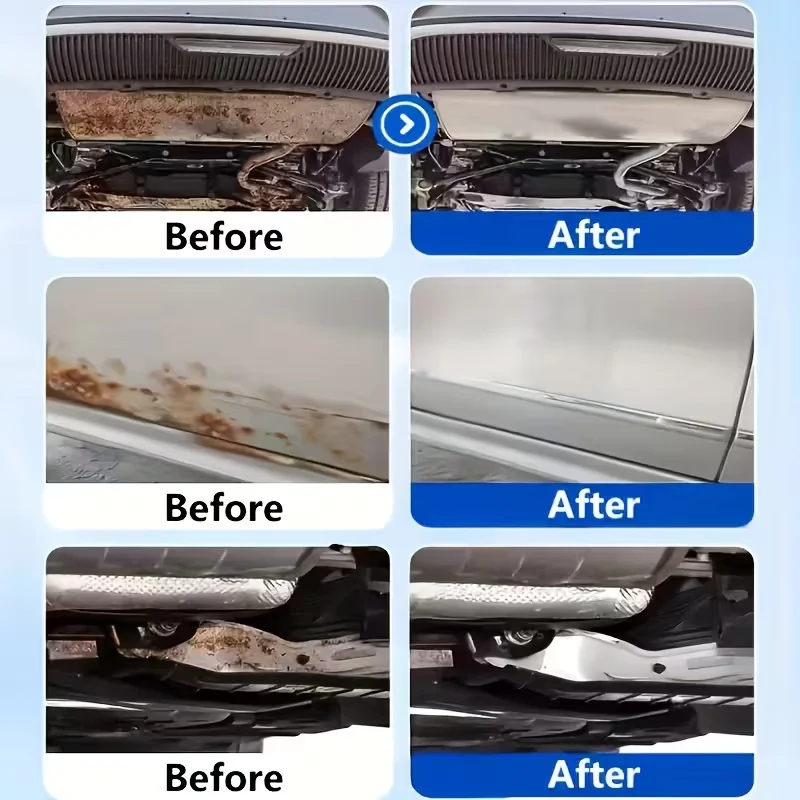 100ml Rust Remover Spray for Metal, Powerful Rust Dissolver Cleaner, Stops Squeaks, Corrosion-Free Rust Treatment