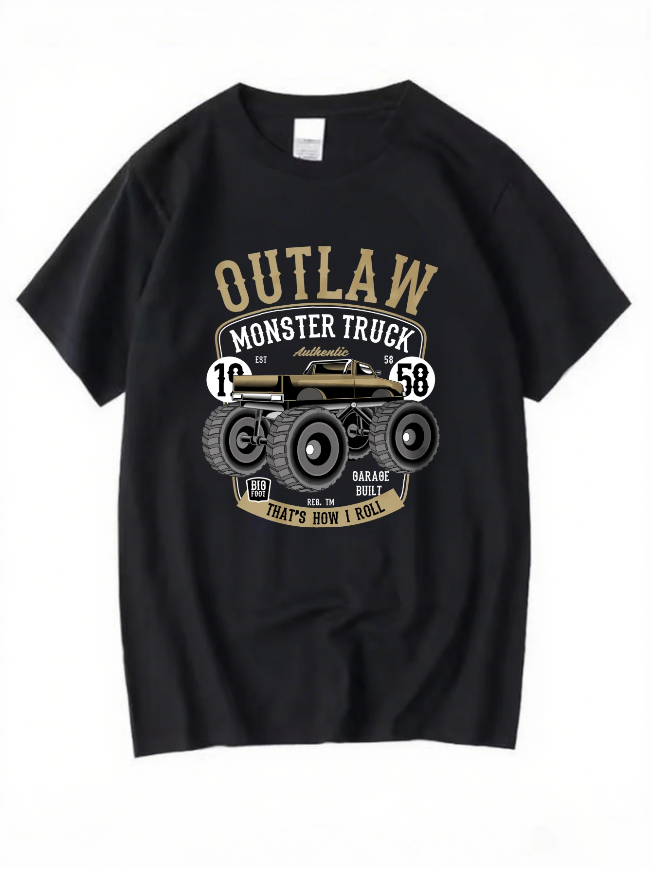 

Vintage Skull Wings Graphic T-Shirt for Men, Retro Gothic Short Sleeve Tee, Casual Skull Print Tops