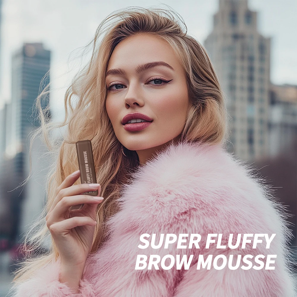 Superfluff-mousse voluminizador para cejas, tinte para cejas, Gel para cejas teñido, marrón, larga duración, resistente al agua, tinte para tatuaje de cejas, cosméticos Maybellinemakeup