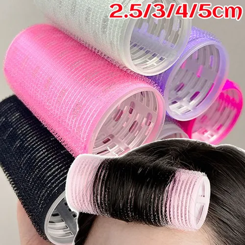 Imagen 2 del producto Rodillos de pelo autoadhesivos, herramientas de estilismo mágicas portátiles para perezosos, uso doméstico, rodillo de pelo rosa, trenzadores de belleza para peluquería