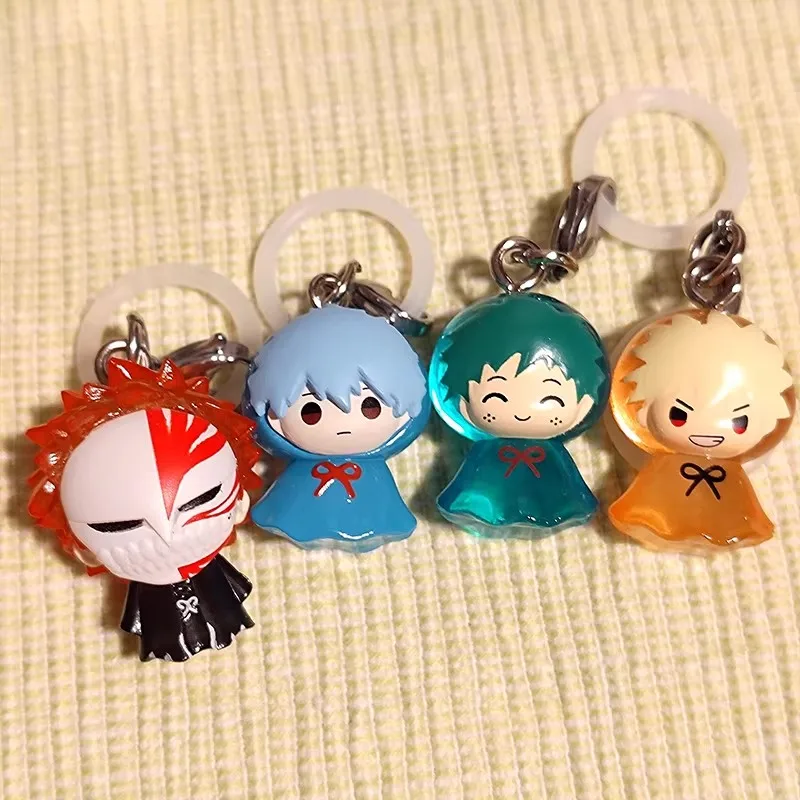 Bandai Originale 6 Pezzi Gashapon めじるしアクセサリー2 BLEACH Anime Figure Giocattoli per Bambini Regalo Modellini da Collezione Ornamenti