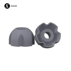 JCALLY EM05 Pressure Relief Silicone Earmuffs Ear Tips Suitable for 4-6mm Guide Pillar In Ear Earphone Accessories KZ TRN CCA