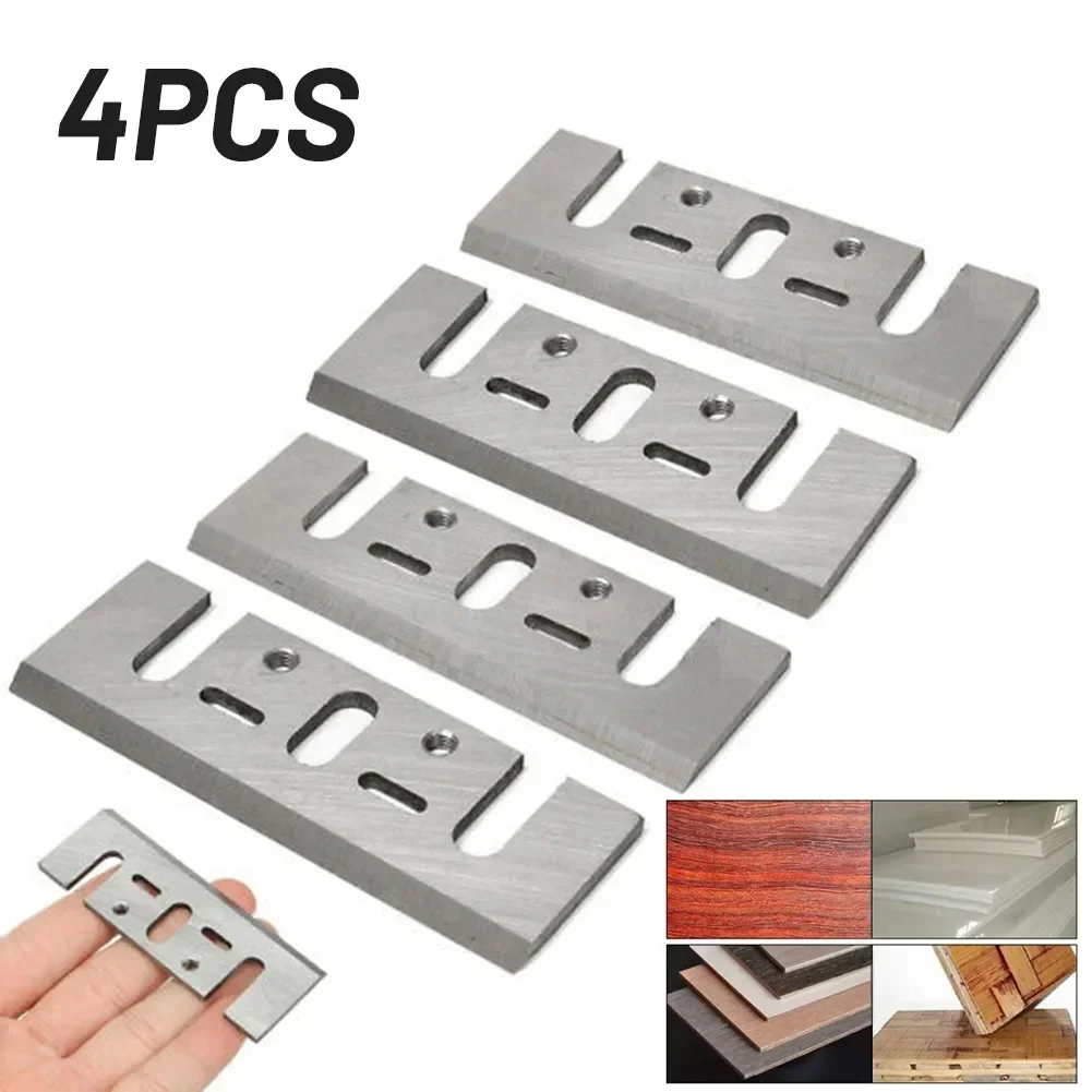 For Makita 4 Pcs Electric Planer Spare Blades Replacement Accessories For-Makita 1900B Woodworking Power Tools Accessories