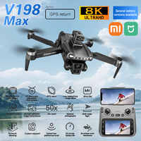 XIAOMI MIJIA V198 MAX GPS Drone New with 8k professional HD camera  WiFi/5G Brushless Foldable Quadcopter remote control Drone