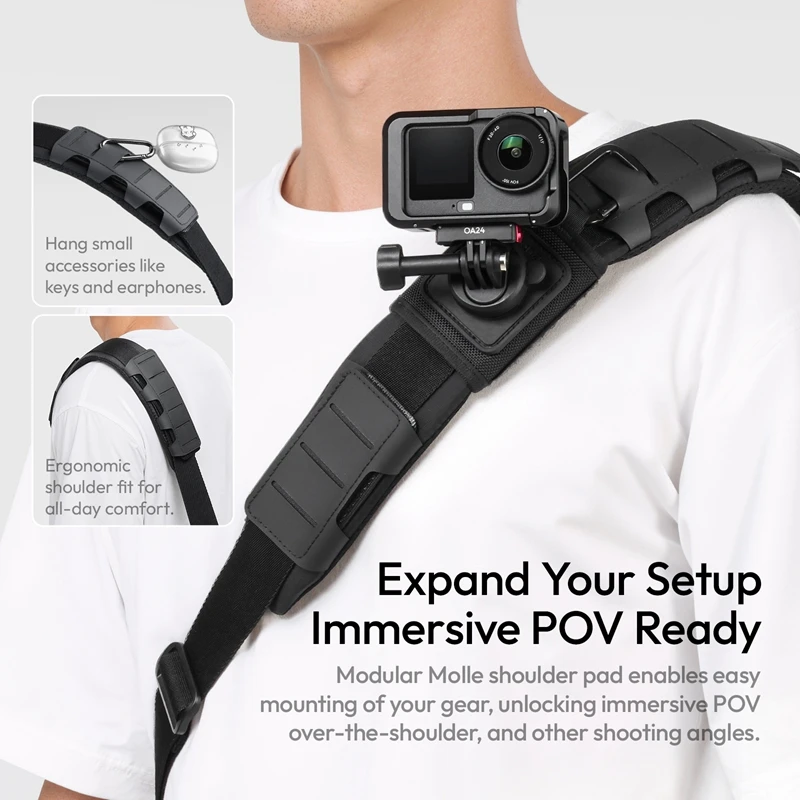 Ulanzi U023 13L Urban Daily Shoulder Bag for Canon Nikon Sony Camera DSLR Smartphone Lens Photography Camera Bag for Outdoor image 6