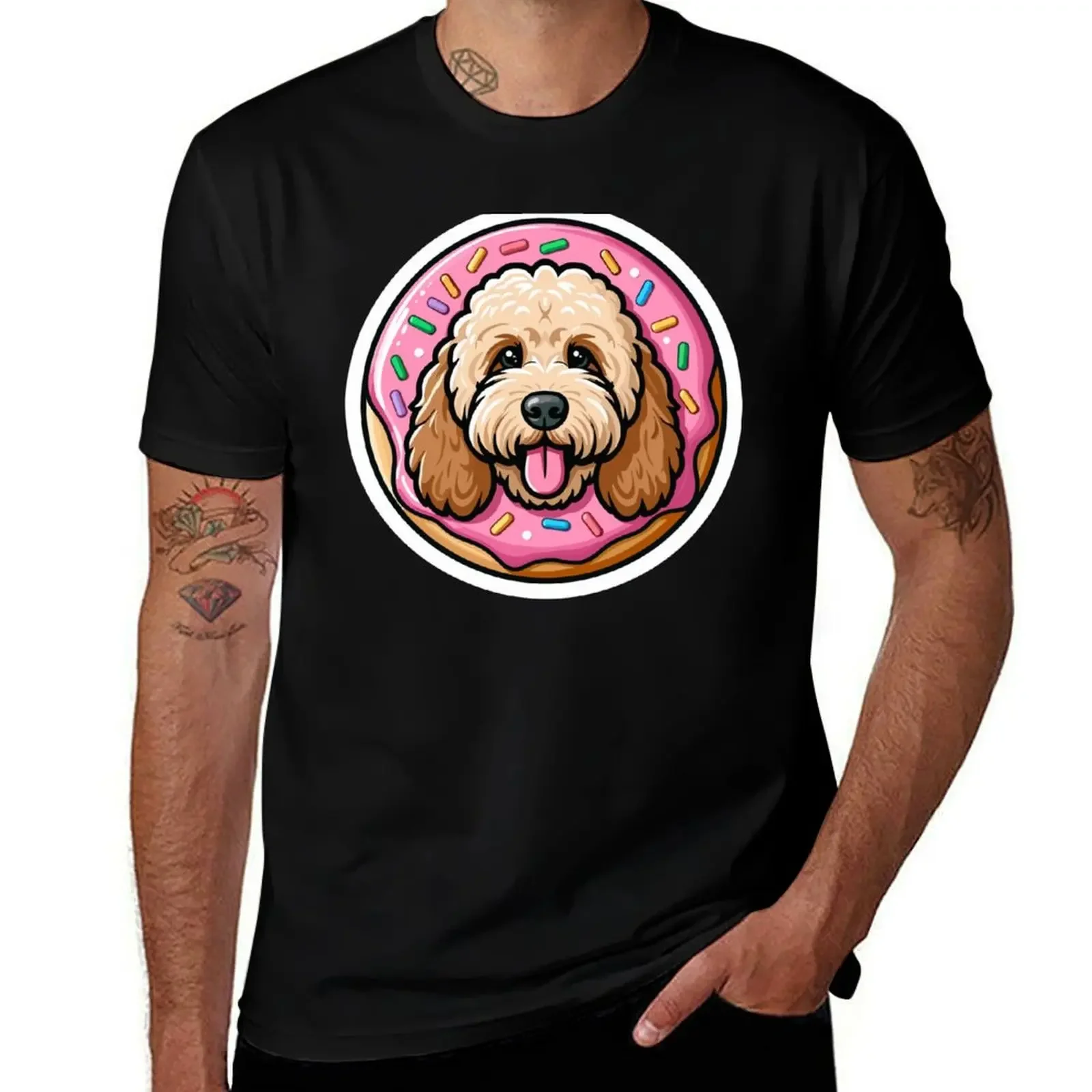 

Cockapoo Cockerpoo Cute Dog Kawaii Puppy Doodle Cavapoo T-Shirt blue archive graphic t shirts heavyweight t shirts for men