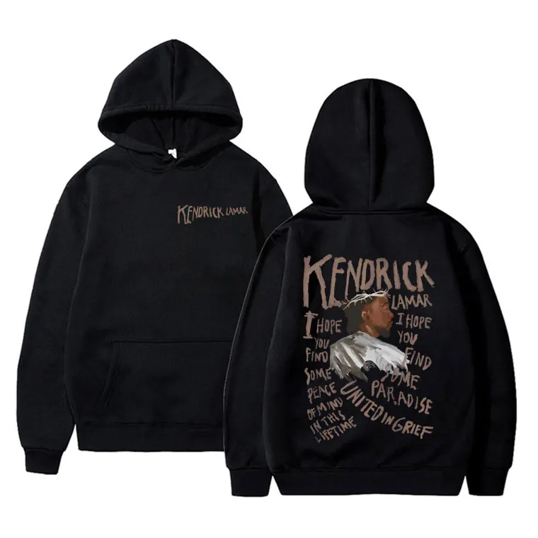 

Rapper Kendrick Lamar Mr. Morale & The Big Steppers Graphic Pullover Male Casual Oversized Hoodie Men Hip Hop Hooded Sweatshirt