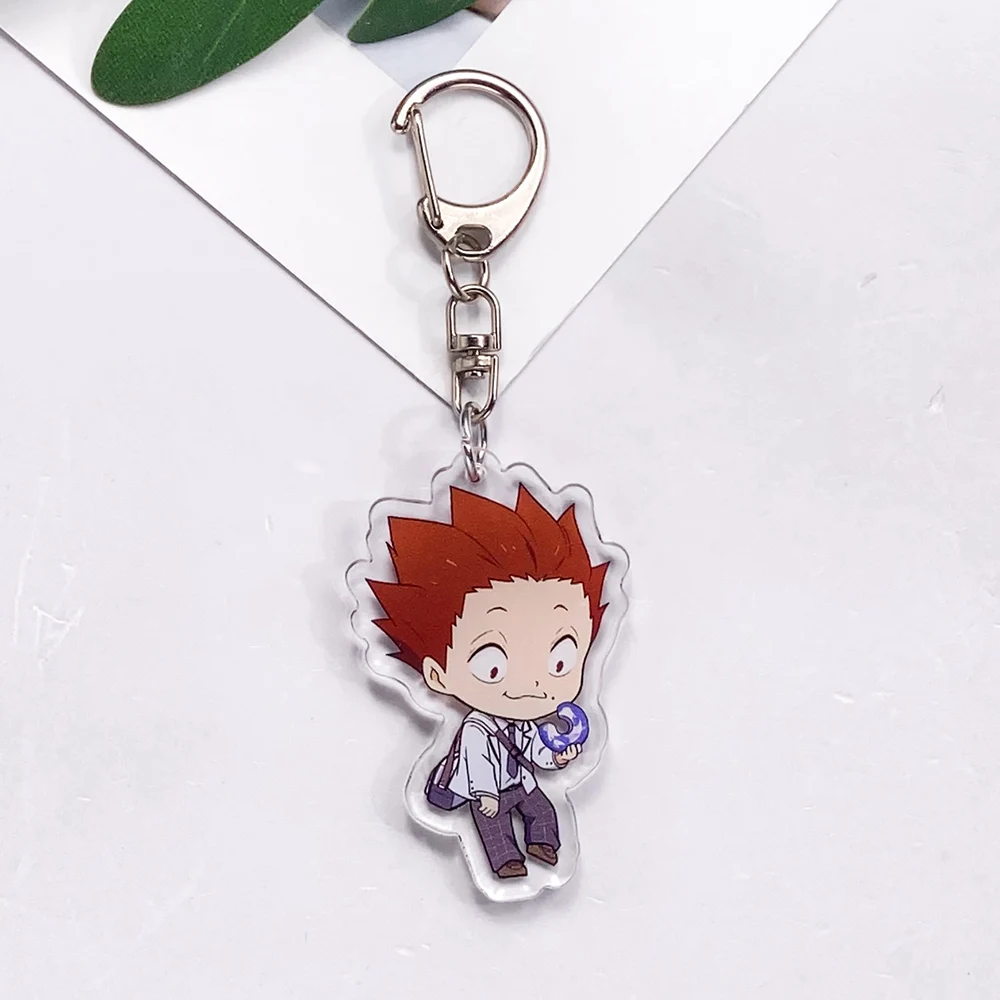 شخصيات الرسوم المتحركة Haikyuu! الاكريليك مضحك شعبية المفاتيح الاكسسوارات حقيبة سحر حقيبة الظهر قلادة حلقة رئيسية المشجعين الأصدقاء الهدايا #4