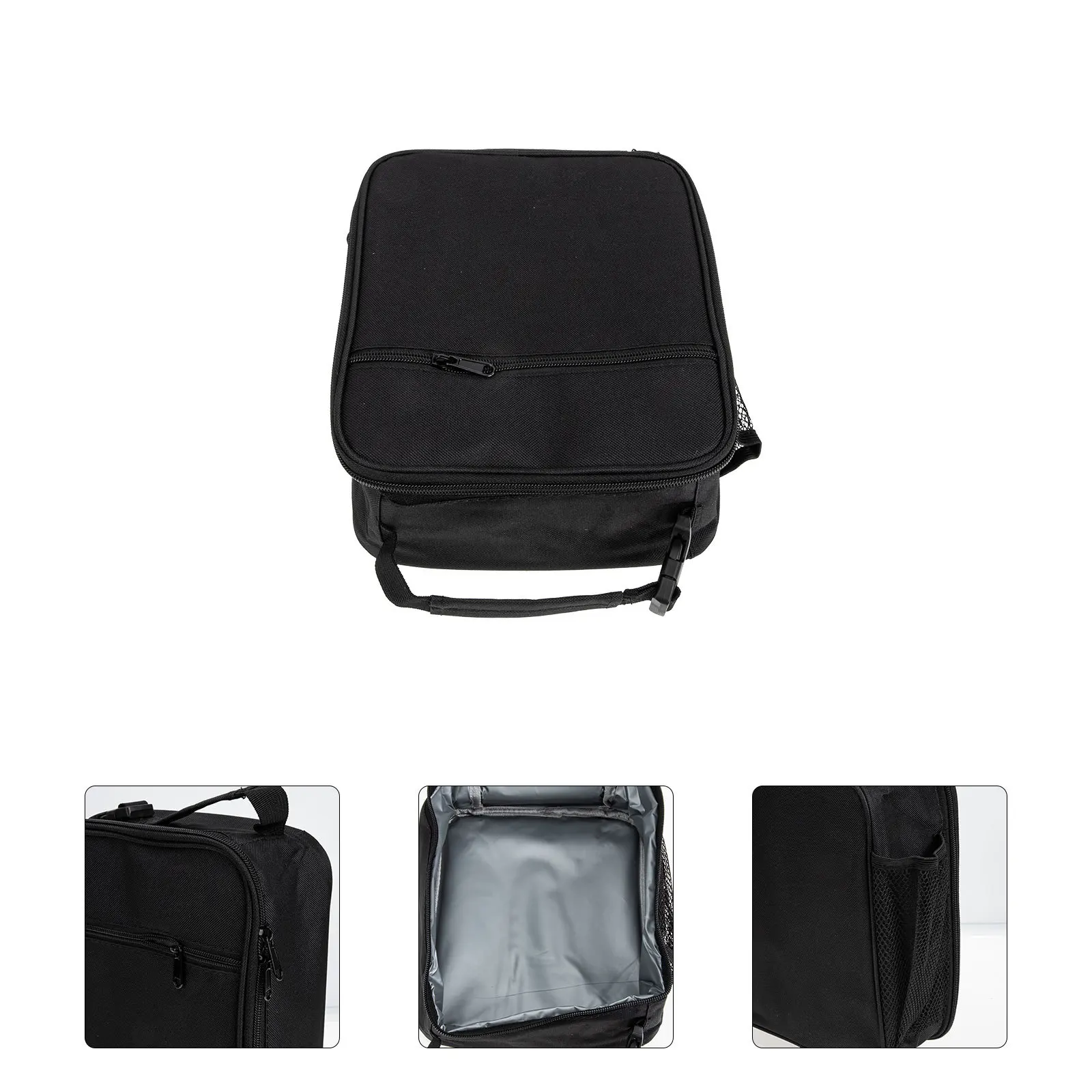 

Heat Preservation Insulation Bag Portable Thermal Lunch Container Black for Outdoor Picnic Trips Insulation Bag