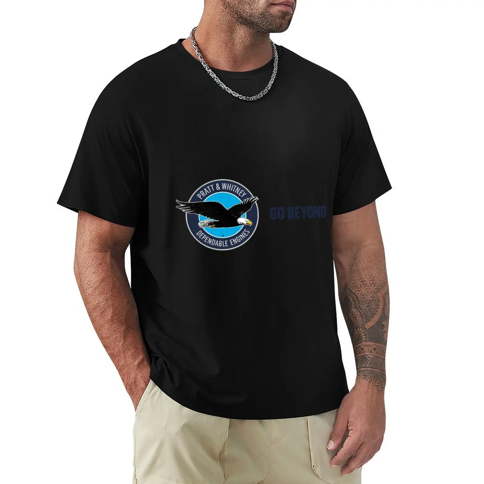 

Pratt Whitney - Go Beyond T-Shirt Basic Simple Casual Short Sleeve Tee