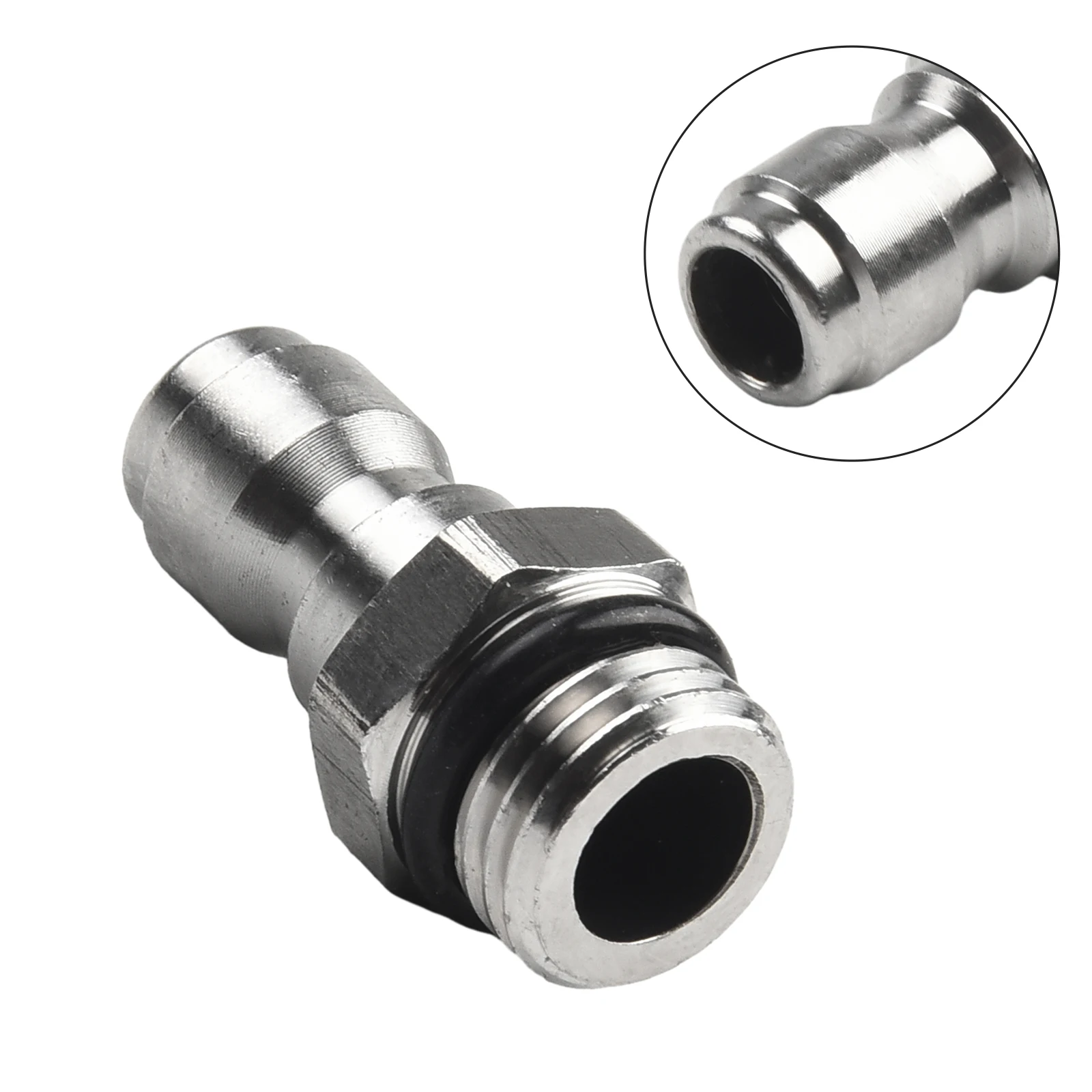 1pcs Coupler High- Pressure Washer 1/4 Inch Quick Connector Replacement Attachment Fitting Spare Snow Foam Bottle Connection