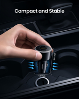 PISEN 60W 3-Port USB C Car Charger - PD30W & QC3.0 Fast Charging，LED Indicator Safety Certified for iPhone 16/15/14/13 Series