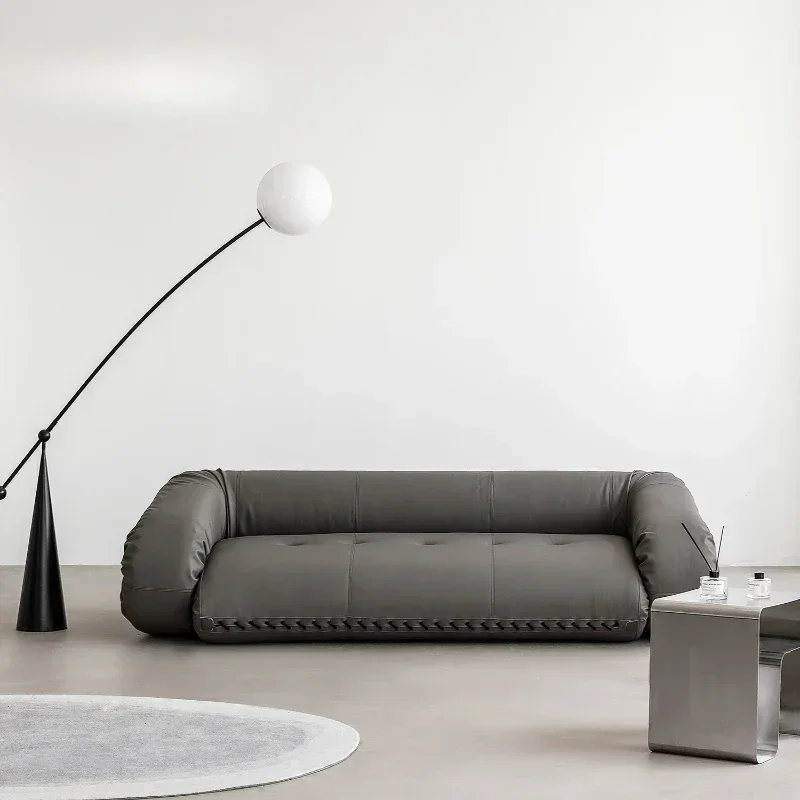 

Foldable Nordic Bed Sofas European Beige Velvet King Designer Leather Double Couch Puffs Modern Italian Divani Home Furniture