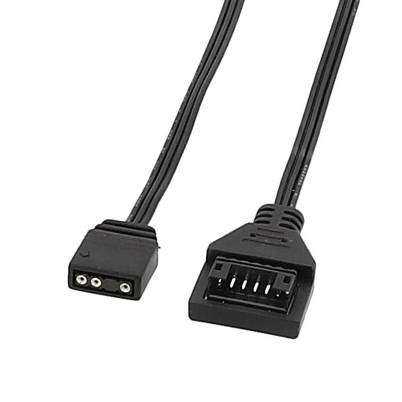 ARGB Adapter Cable 5V 3pin to ARGB 5V 8Pin/6Pin Male Adapter Cable Enhances Your Lighting Solution 30cm Long Replacement