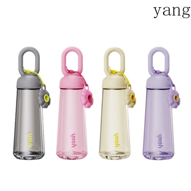 LMM light luxury high value solid color creative petal portable car cup outdoor plastic water cup