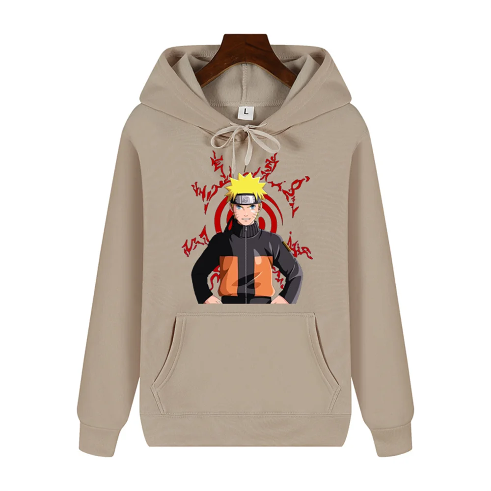 Bella Uzumaki Naruto stampa autunno/inverno confortevole morbido ispessimento da uomo di alta qualità casual fashion street felpa con cappuccio