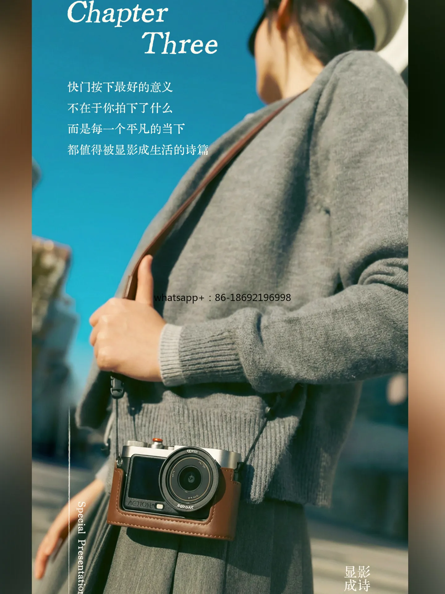 Action Camera Accessories Anti-drop Protective Cover Action6 Street Shot Handle Shutter Grip Shoulder Strap Camera Bag
