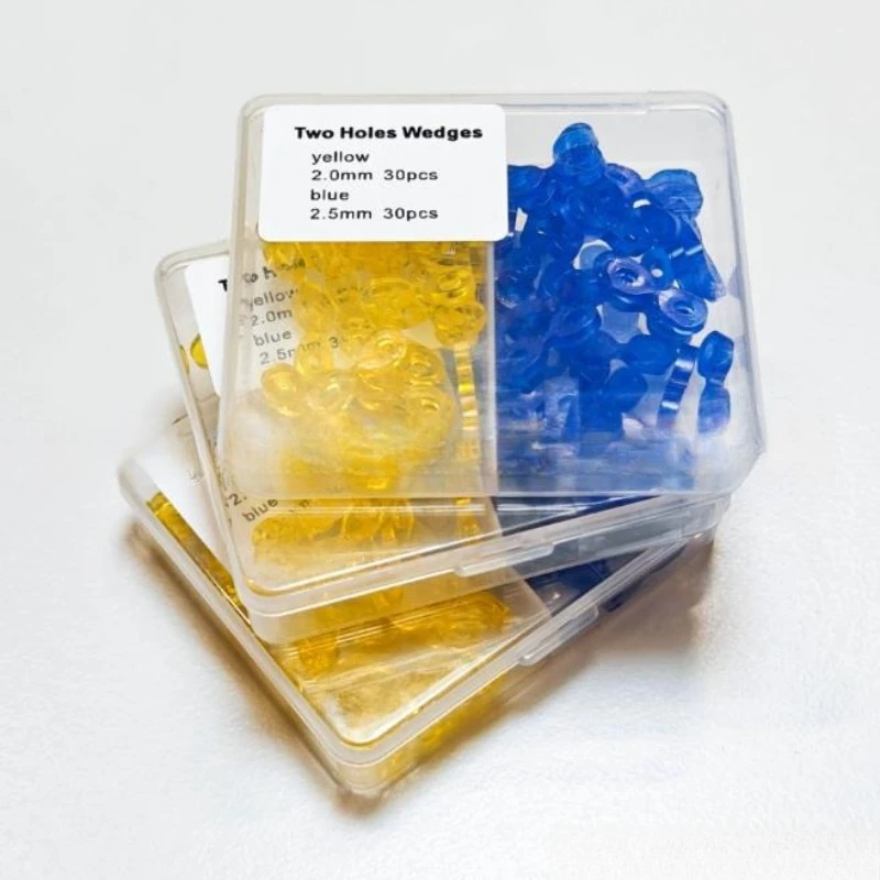 8×60Pcs/Box Dental Tooth Seperator Elastic Rubber Fixing Wedges Dental Wedge Matrix Matrices Dentist Accessories