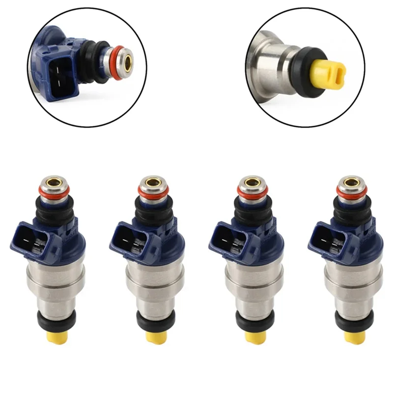 4PCS 842-12147 MD175078 Car Fuel Injectors MDH275 INP-065 for MITSUBISHI ECLIPSE SPYDER L4 2.4 99-96 GALANT DE 98-94