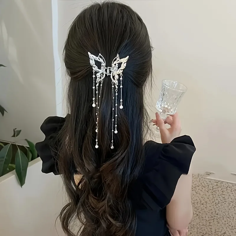 1 Pcs 2.7 Inch Medium Butterfly Hair Claw Clips for Thick Thin Hair,Cute Hair Clips Hair Butterfly Accessories for Women Girls