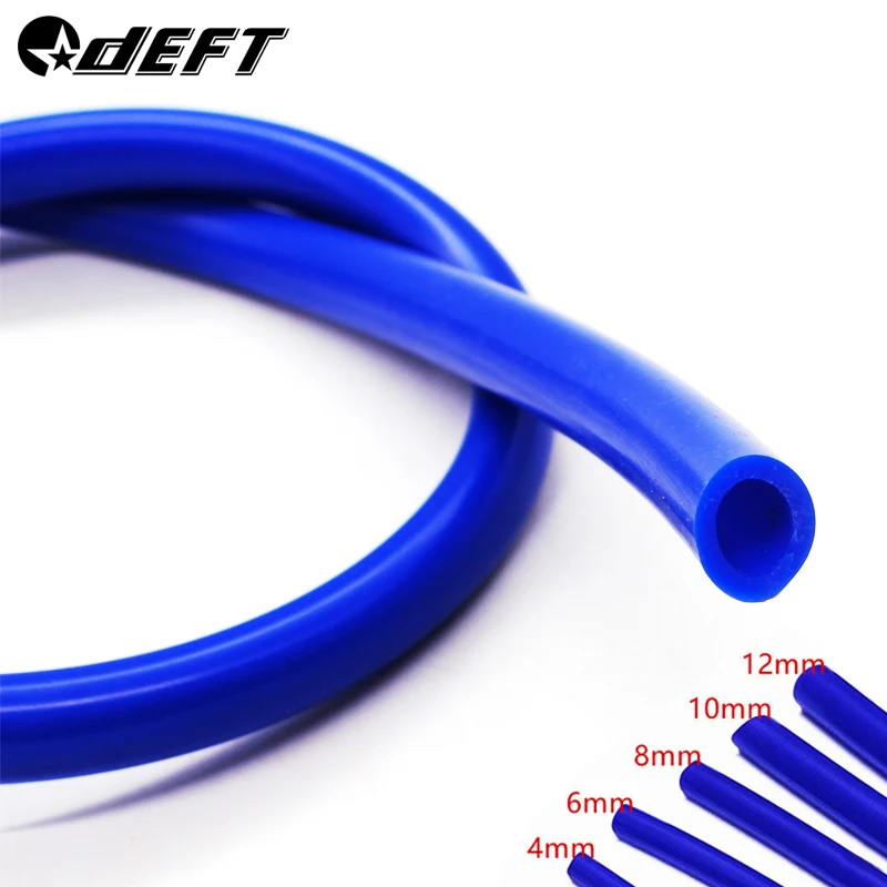 

DEFT ID 4mm 6mm 8mm 10mm 12mm Silicone Vacuum Tube 16.4ft (BLUE) Hose Tubing Car Cooling System Hose Accessories
