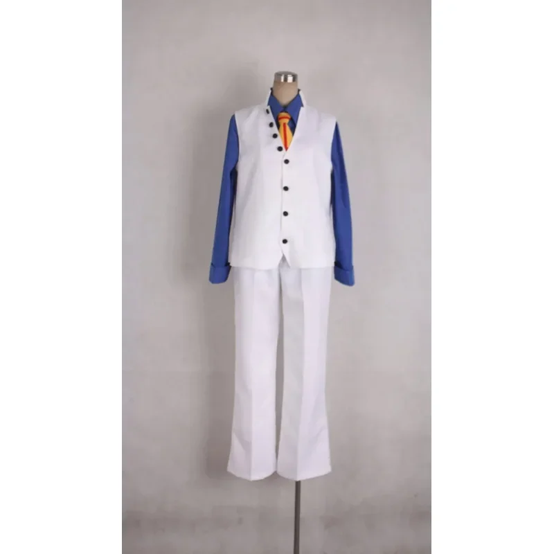 Aokiji Kuzan Темно-синяя униформа Адмирал Косплей Костюм MN3