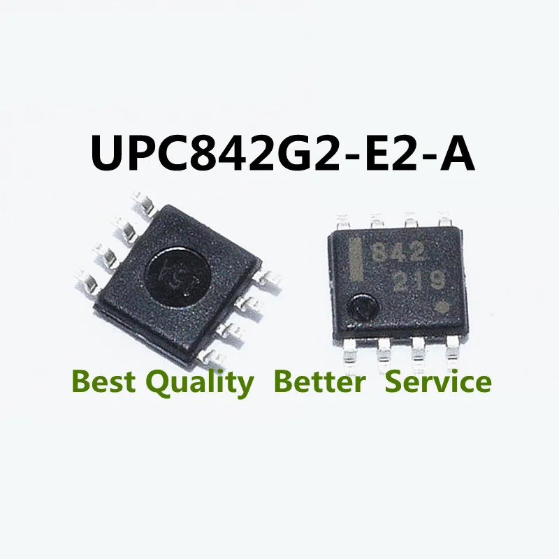 10PCS/LOT UPC842G Logo 842 SOP-8 IC UPC842G2-E2-A New Original In Stock