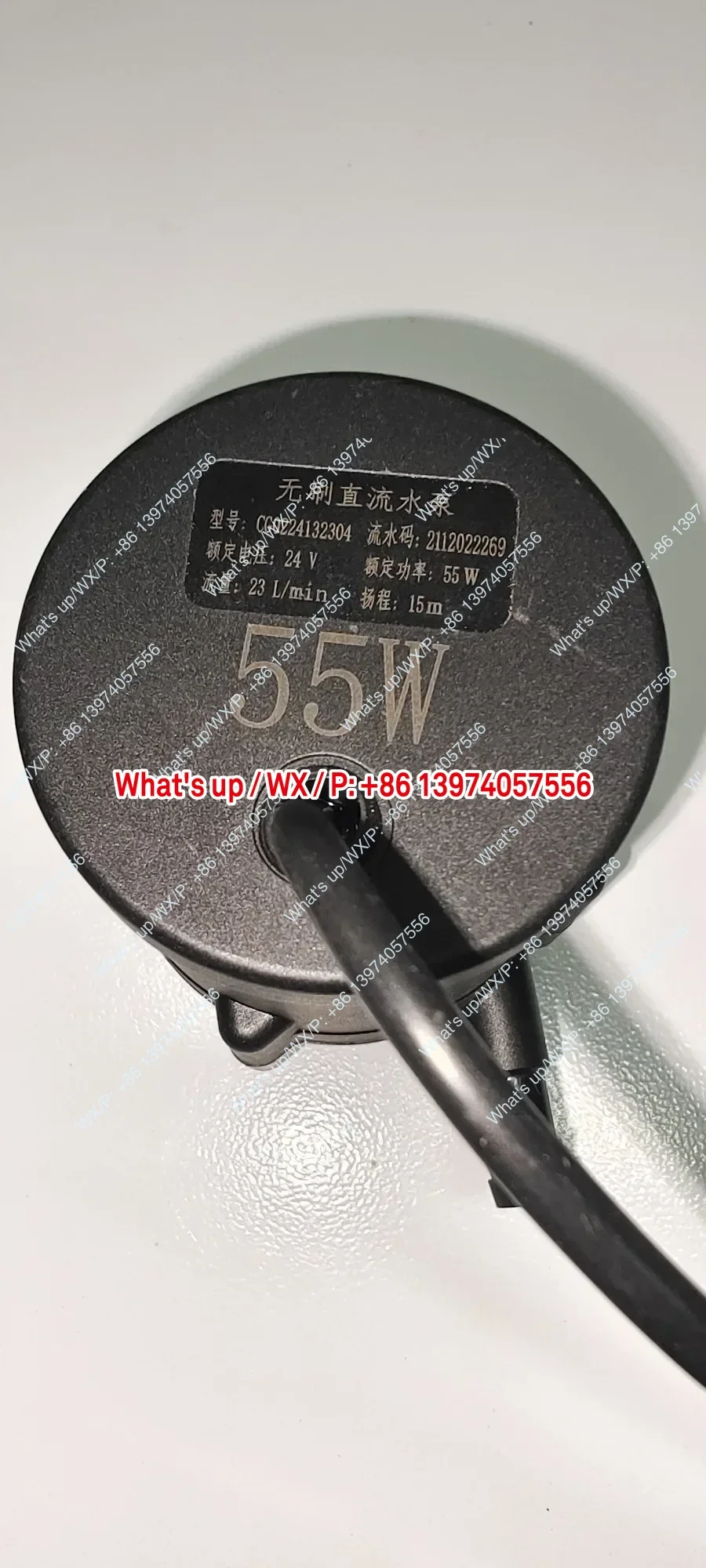 

1 piece Small industrial water pump 55W/65W/88W brushless DC water pump Original chiller special accessories pump 24v