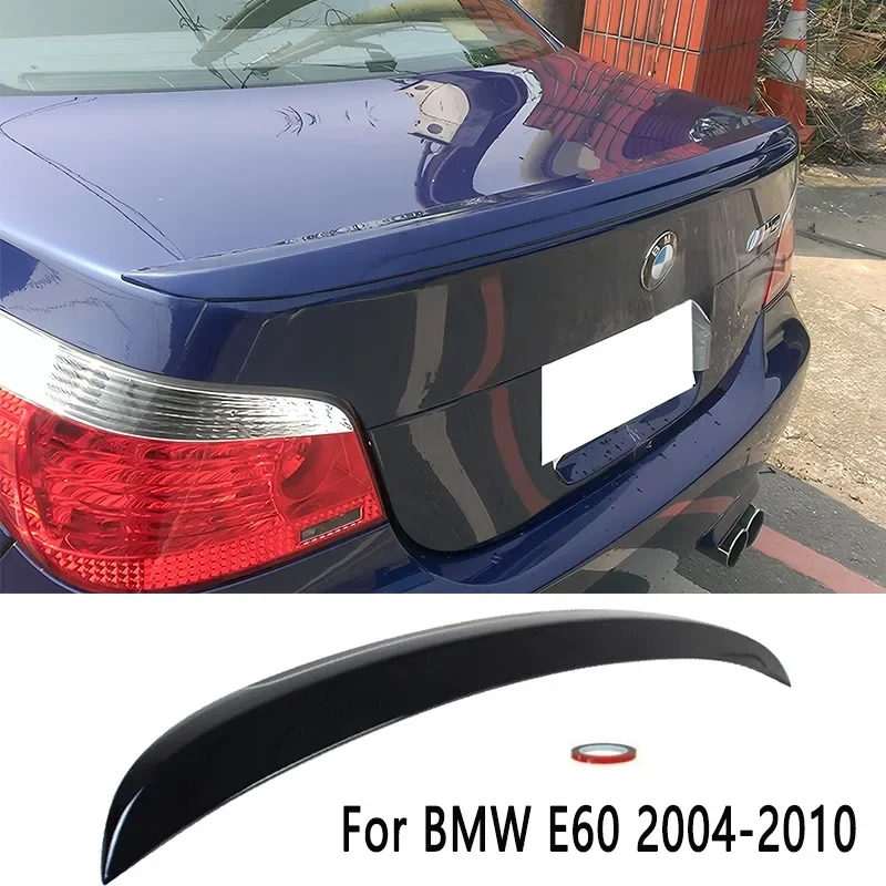 Capuchon de Spomicrophone arrière de voiture, adapté pour BMW E60, 520i, 530i, 535i, 540i, cape i, M5, 2004-2010, style M5, coffre arrière, toit, botte, Jules Spomicrophone, réglage d'aile