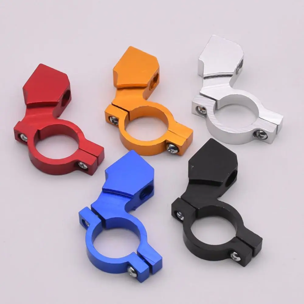 CNC Aluminum ATV Rear View Universal 8mm Mirror Bracket Mount 5 Colors Reverse Mirror Base Electric Motorcycle Bike Accessories