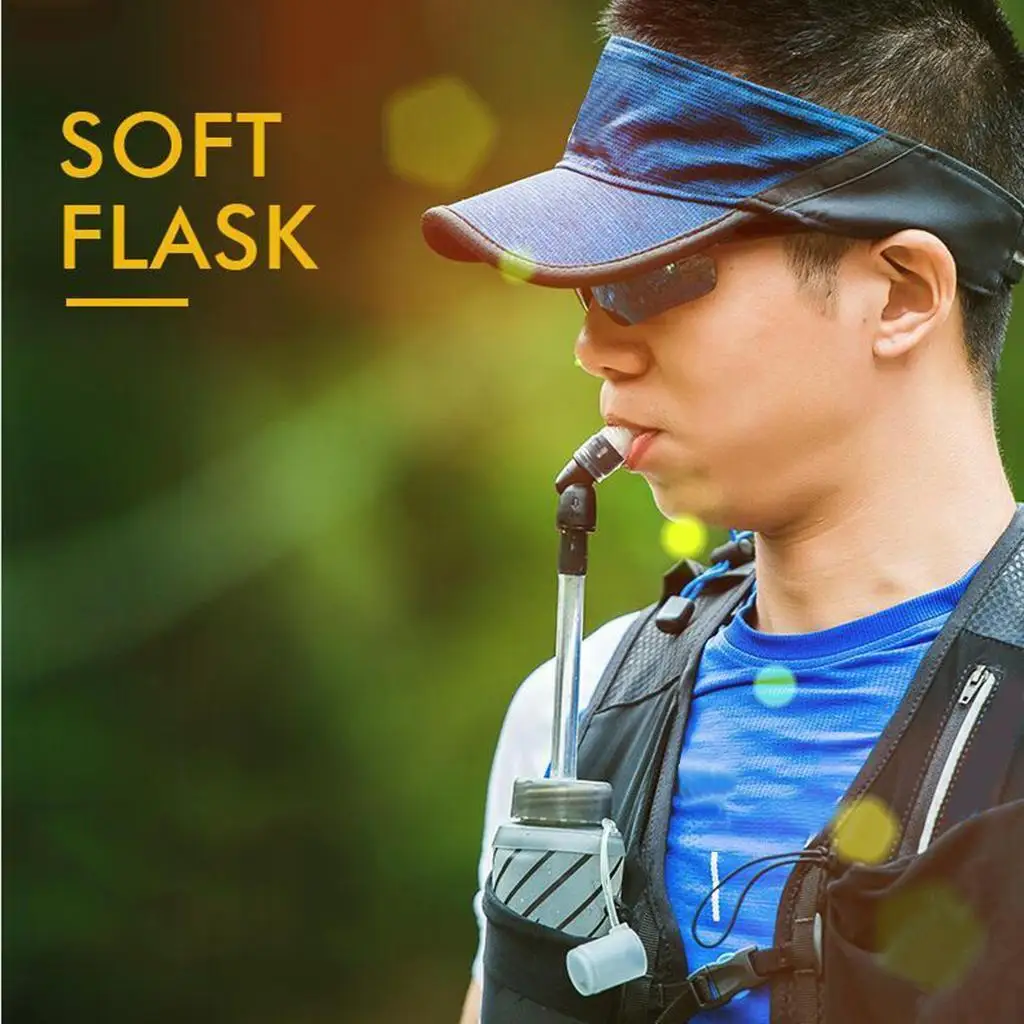 

Новая складная силиконовая бутылка для воды на открытом воздухе, путешествия, спорт, бег, велоспорт, чайник, аксессуары из здорового мягкого материала