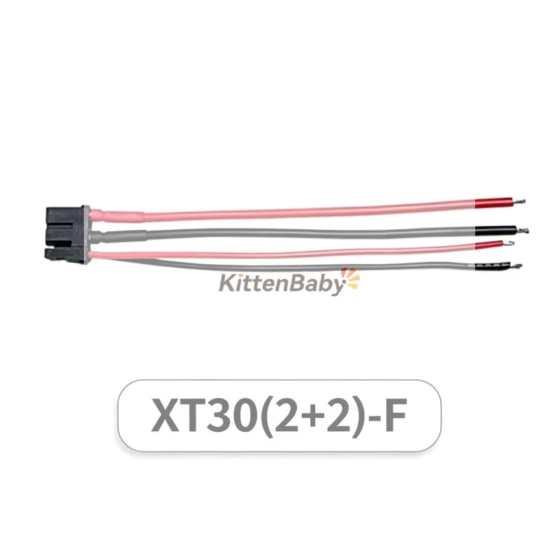 1PCS Amass XT30 (2+2) Female Connector With Signal Pins, XT30F 4 Pin Plug With Silicone Wire For Robotics, FPV Drone, CAN Bus