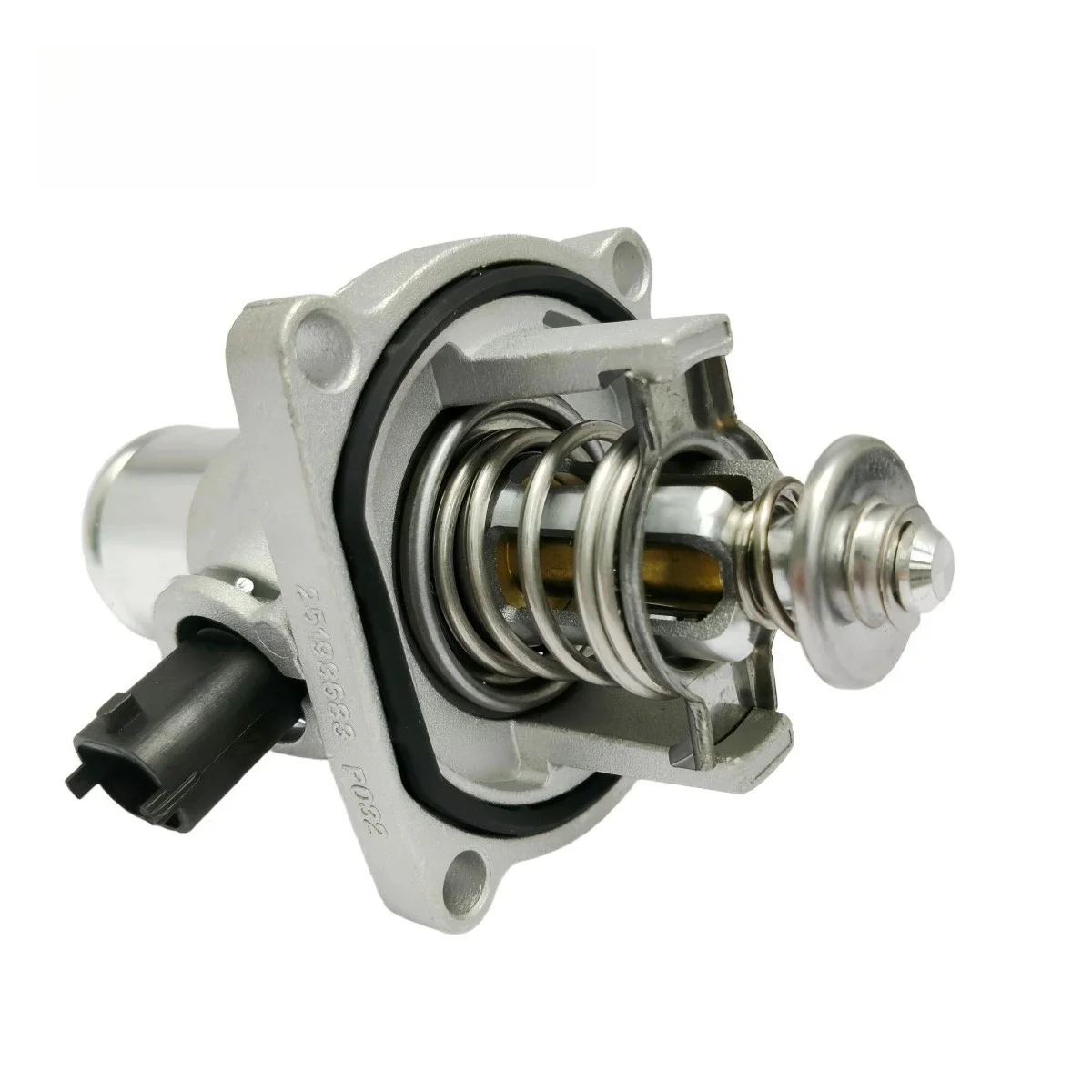 

96984104 55597008 Original Quality Engine Cooling Thermostat with Water Outlet, Universal Auto Cooling System Replacement Parts